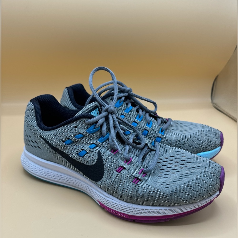 Nike Air Zoom Structure 19 Running Shoes Women's US 9.5 Gray 806584-005
